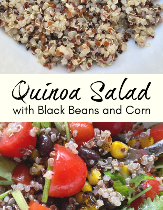 Quinoa Salad with Black Beans and Corn