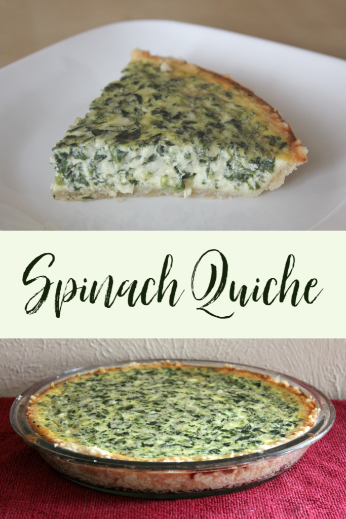 Spinach Quiche - The Busy Vegetarian