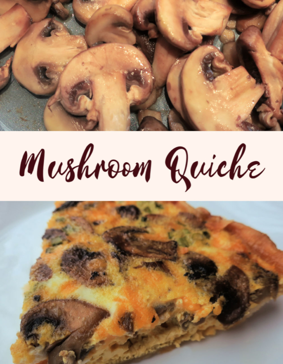 Mushroom Quiche