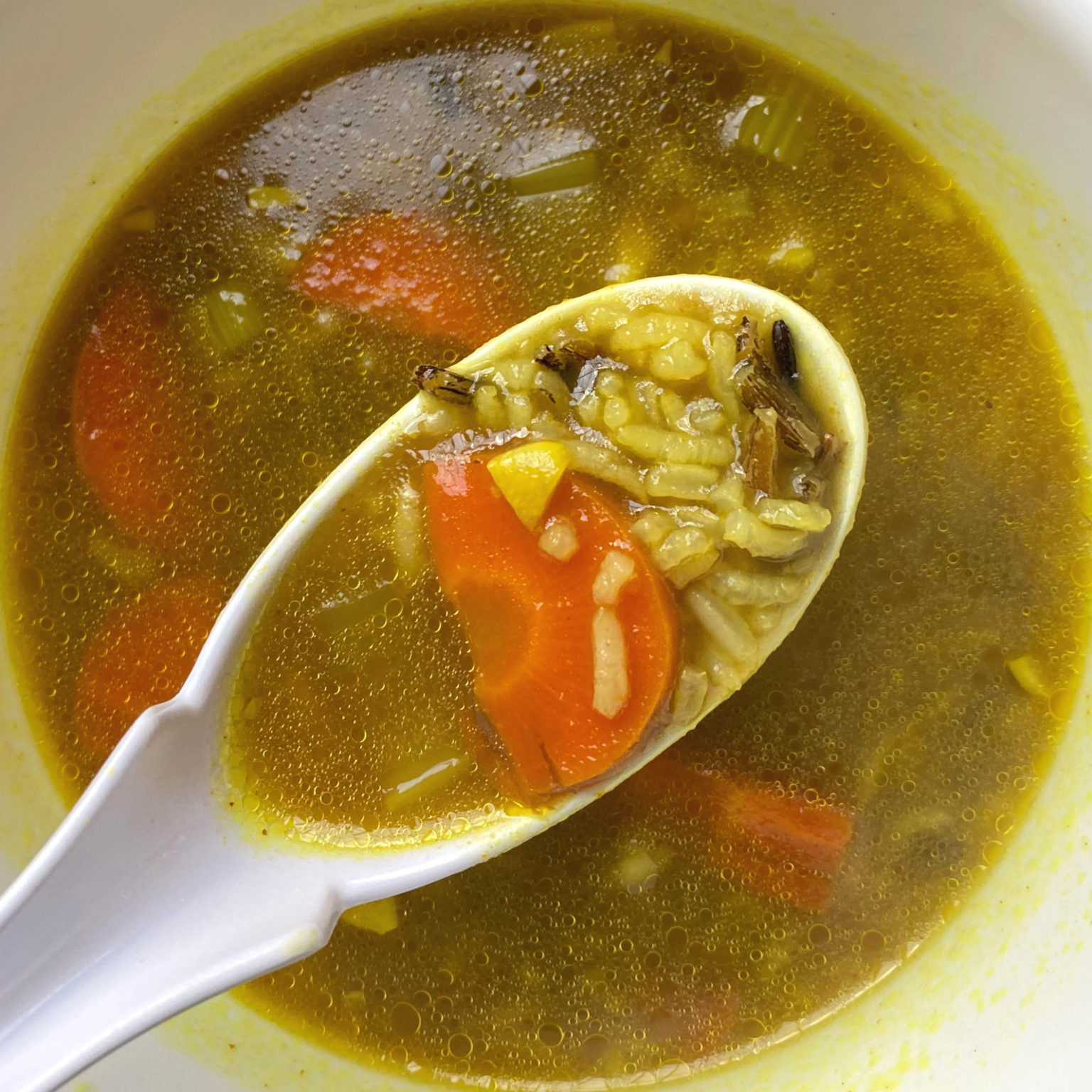 Wild Rice & Vegetable Soup The Busy Vegetarian