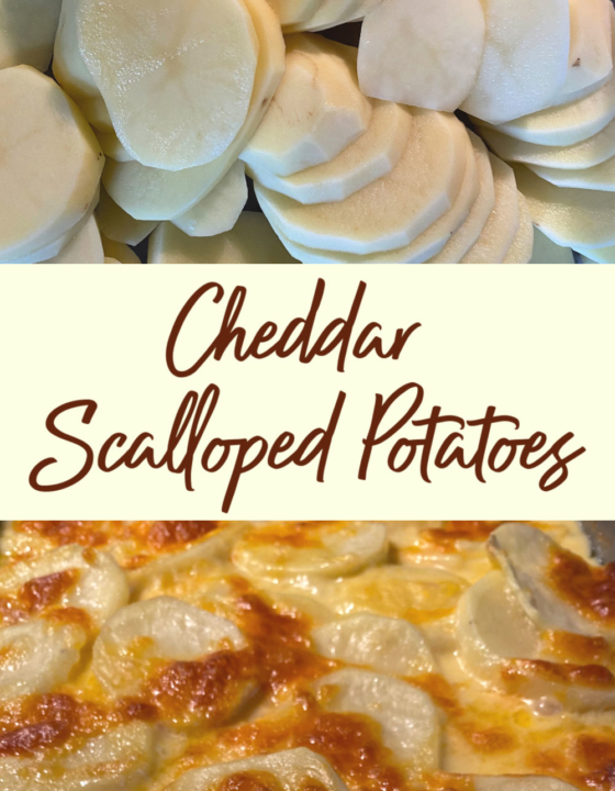 Cheddar Scalloped Potatoes