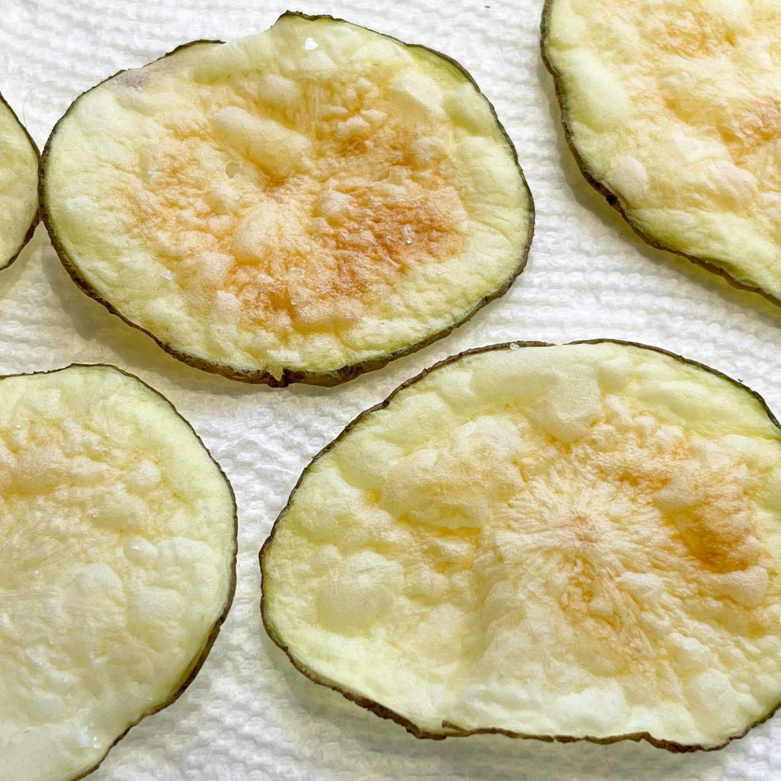 Homemade Microwave Potato Chips - The Busy Vegetarian