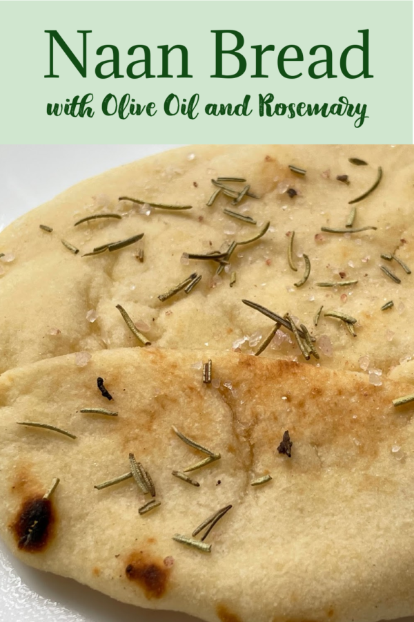 Naan Bread with Rosemary and Olive Oil
