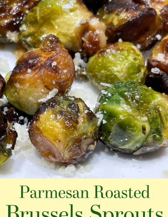 Roasted Parmesan Brussels Sprouts