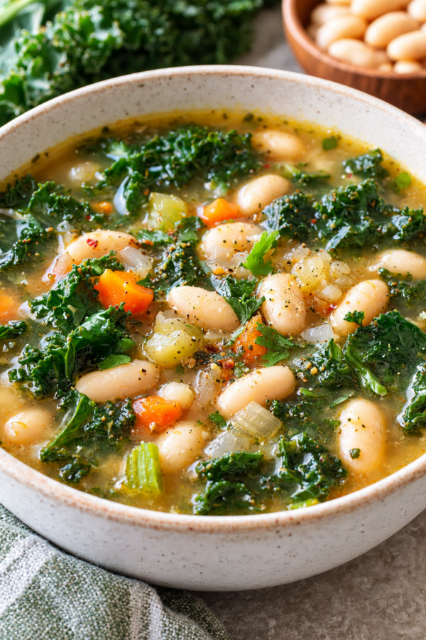 White Bean & Kale Soup
